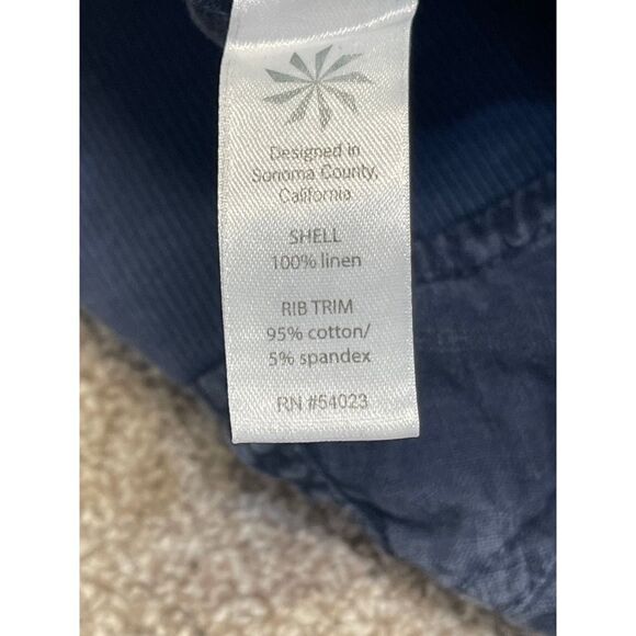 athleta womens pullon elastic pants sz 10 blue lightweight trouser - Picture 11 of 12